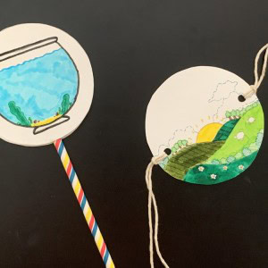 Completed Victorian toys.