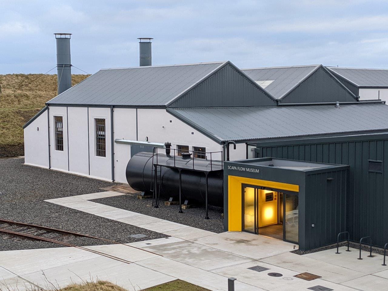 A modern museum building